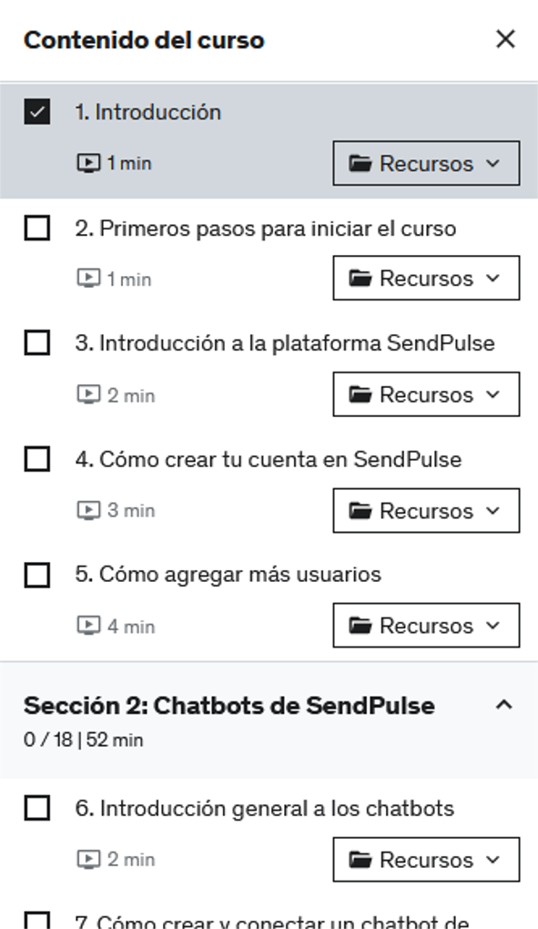 El material educativo debe ser considerado con el tiempo del alumno El material educativo debe ser considerado con el tiempo del alumno