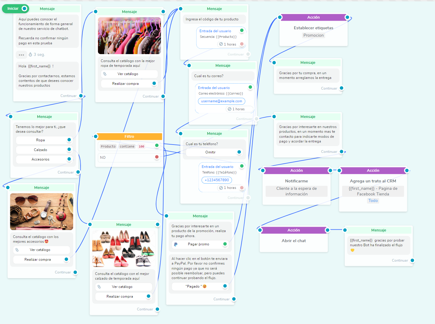 Mantener la atención del cliente es fundamental para solidificar la venta con un chatbot