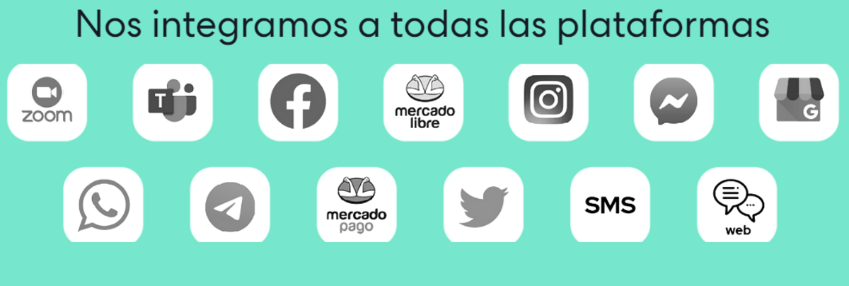 Las integraciones de Hey now son de gran ayuda al crear tu chatbot para ventas