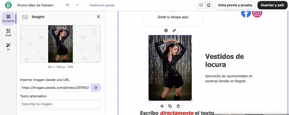 Campañas de email de Brevo