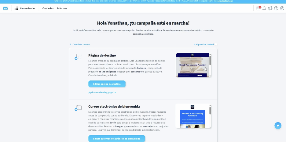 Creador de GetResponse