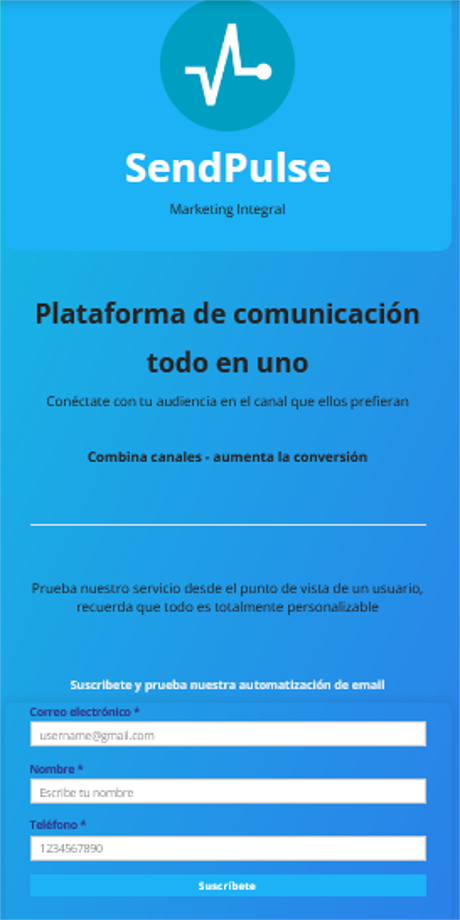 Una landing page te ayudará a encontrar suscriptores para tu campaña de mailing Una landing page te ayudará a encontrar suscriptores para tu campaña de mailing