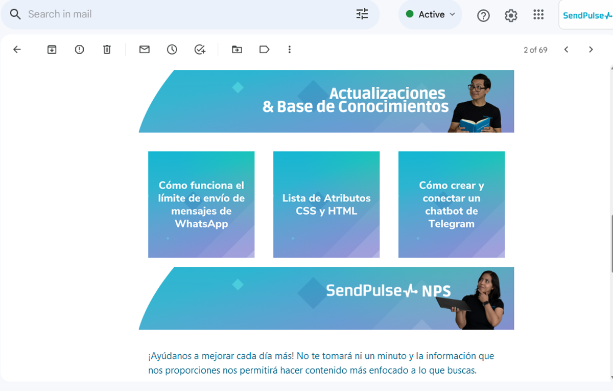 Tus mails deben ser atractivos visualmente y aportar información de valor Tus mails deben ser atractivos visualmente y aportar información de valor