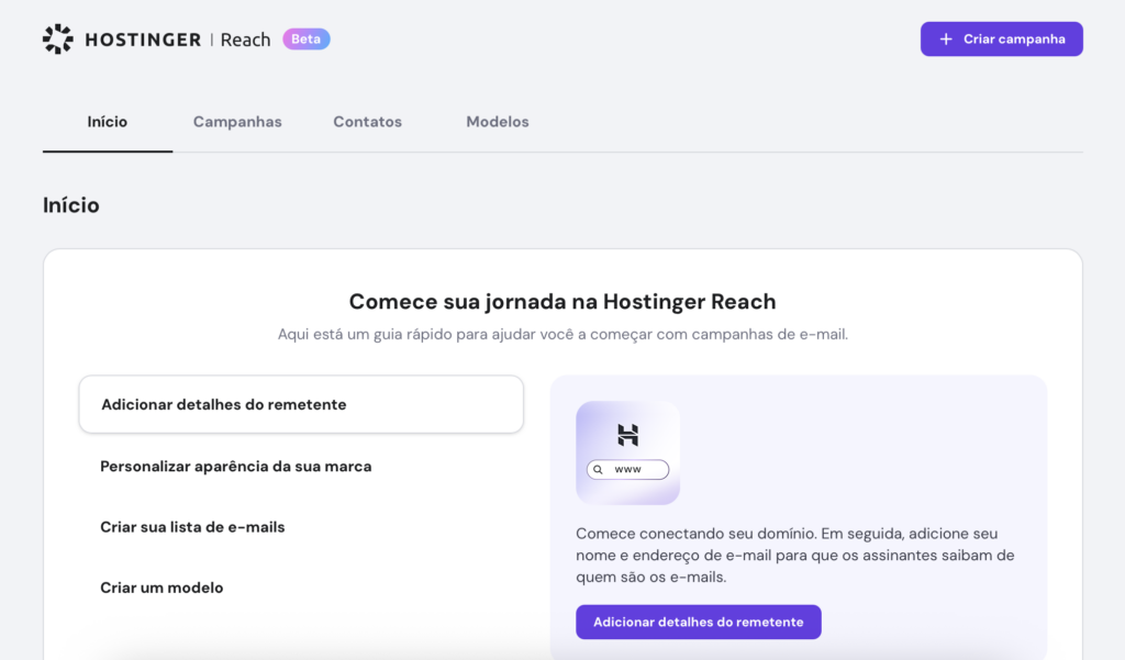 email-em-massa-hostinger-reach