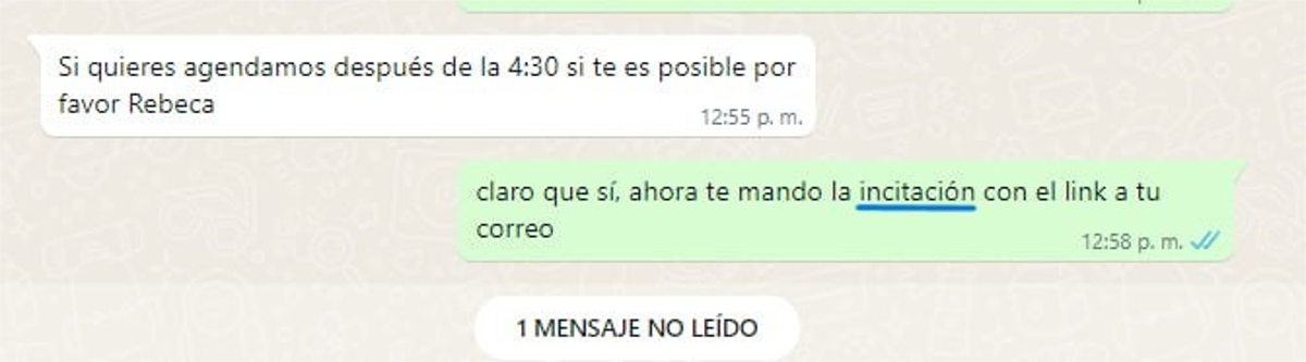 Un chat por WhatsApp efectivo es donde se evitan los errores de dedo Un chat por WhatsApp efectivo es donde se evitan los errores de dedo