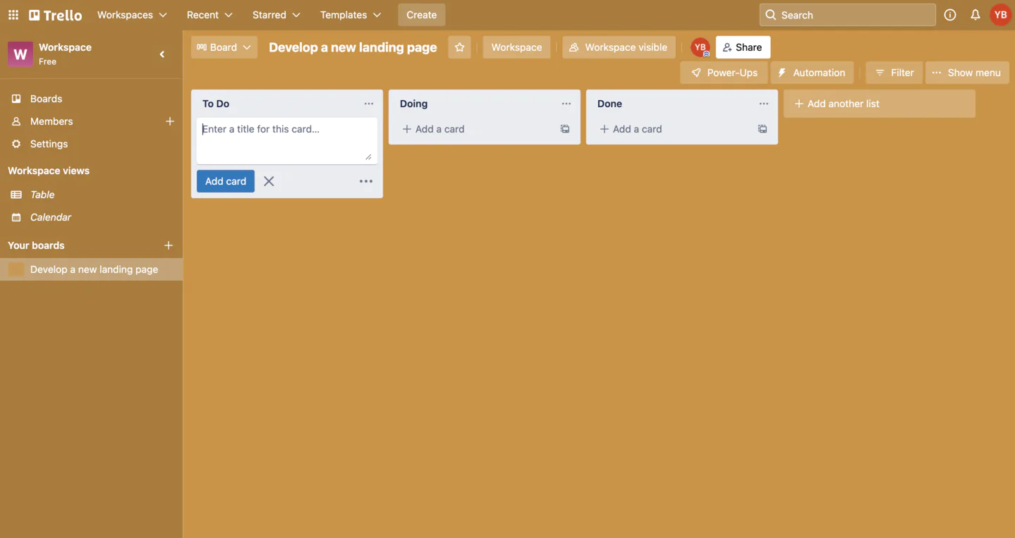 Trello te permite organizar y gestionar tus tareas de una manera intuitiva