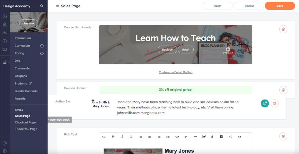 Teachable es una herramienta fácil de usar para crear cursos online Teachable es una herramienta fácil de usar para crear cursos online