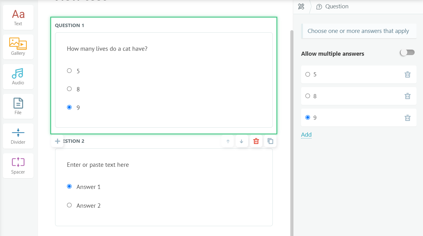 Los exámenes y pruebas son básicas si quieres aumentar la interactividad