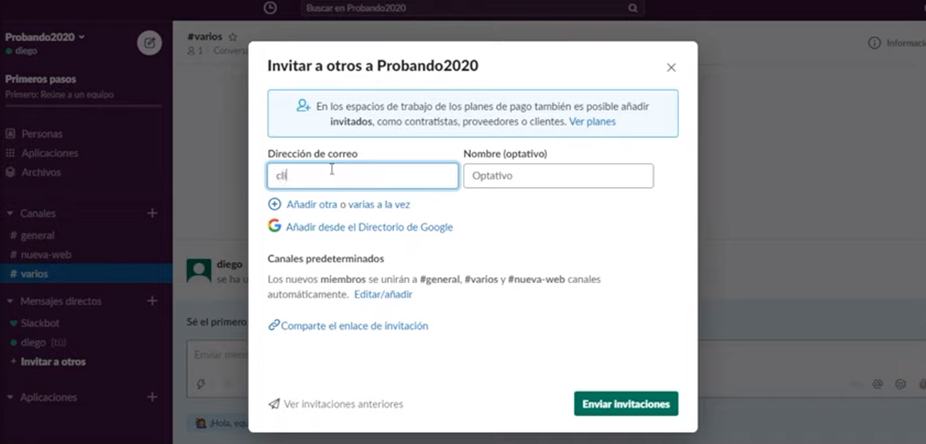 Slack es la herramienta a usar para comunicarse entre equipos de trabajo Slack es la herramienta a usar para comunicarse entre equipos de trabajo