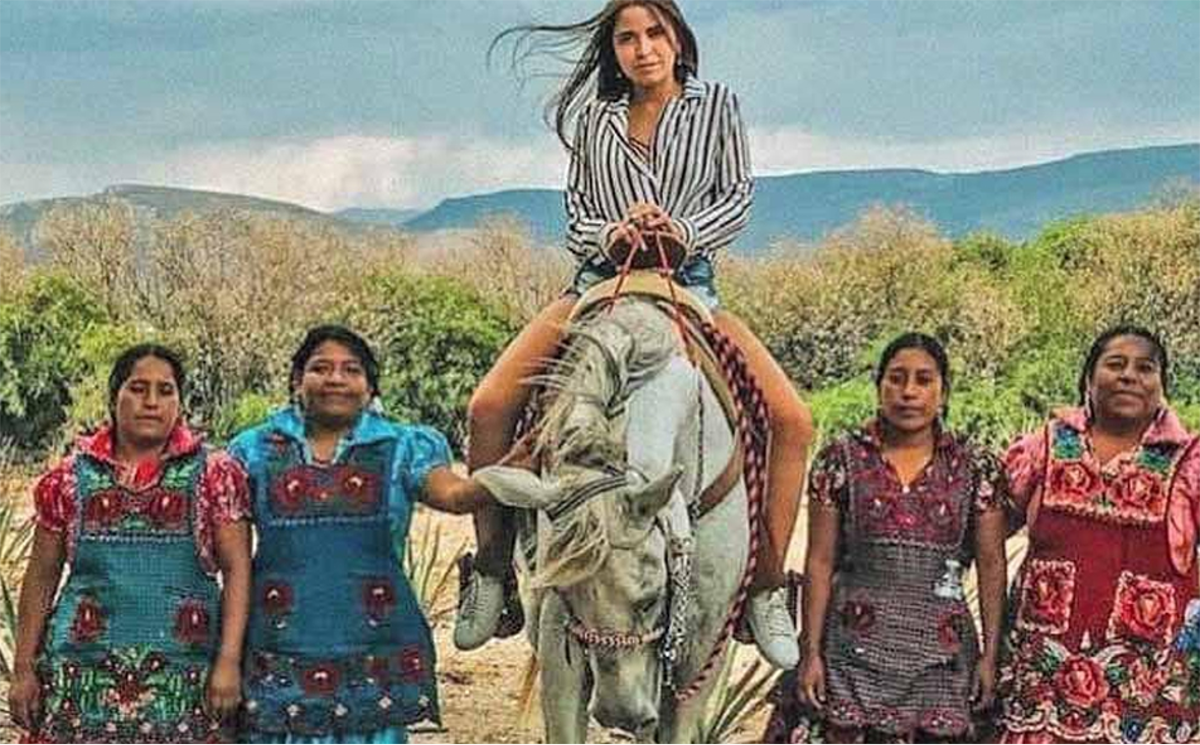 Publicidad mal hecha de Mezcal Oro mostrando el racismo mexicano