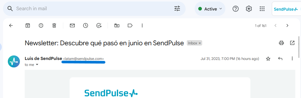 Es importante usar una dirección oficial y confiable para no ser considerado spam Es importante usar una dirección oficial y confiable para no ser considerado spam
