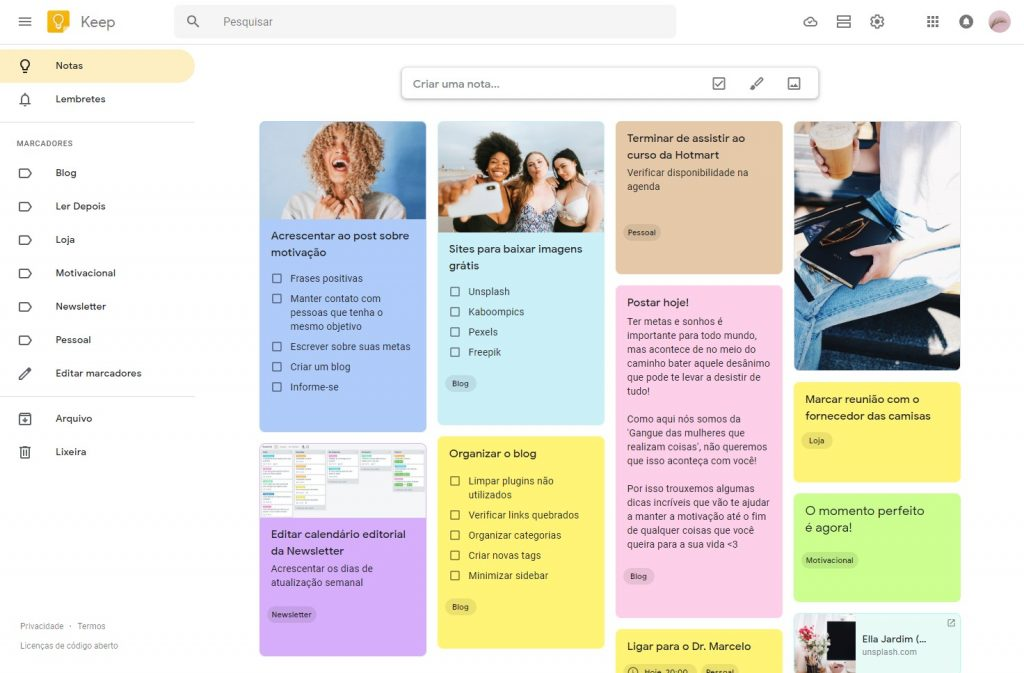 gestao-de-tarefas-google-keep