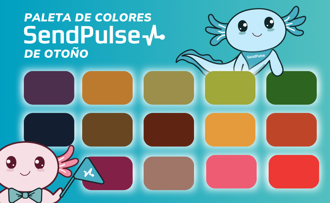 El uso de una paleta de colores clara es importante en el marketing estacional El uso de una paleta de colores clara es importante en el marketing estacional