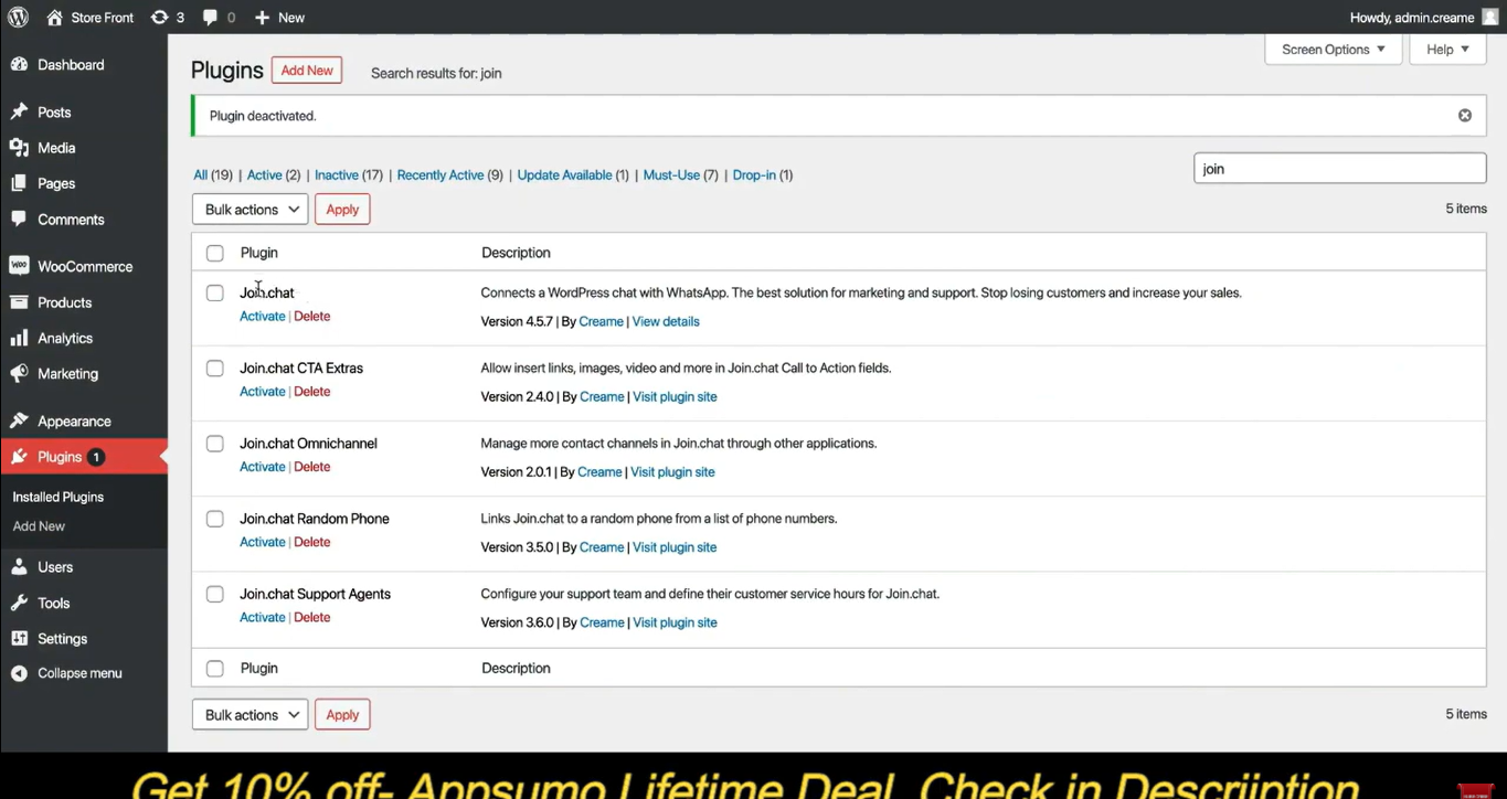  JoinChat en WordPress