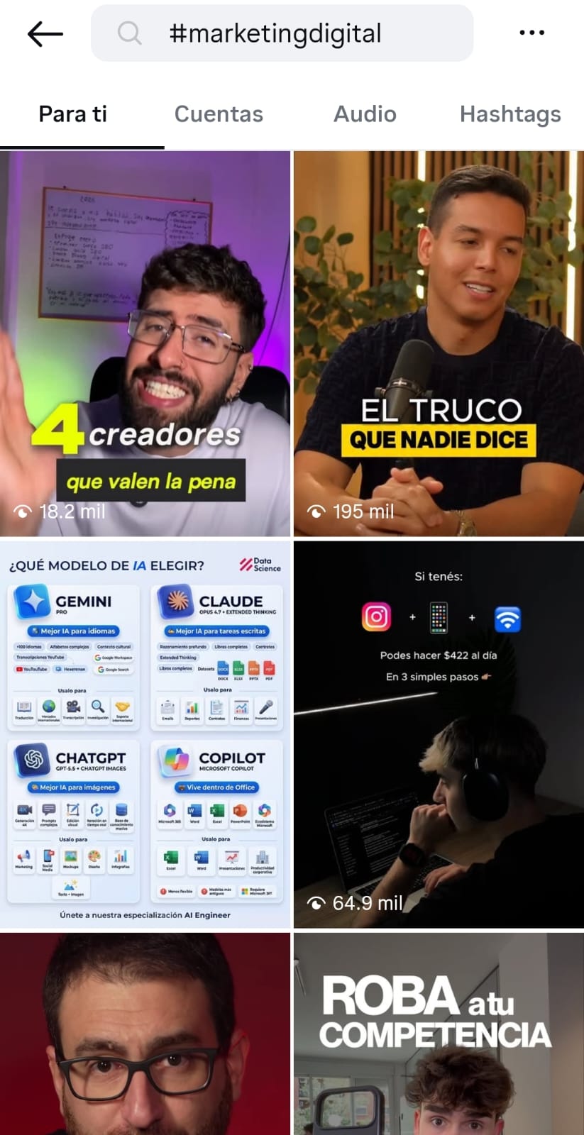 #Marketingdigital ayuda a encontrar contenido relevante
