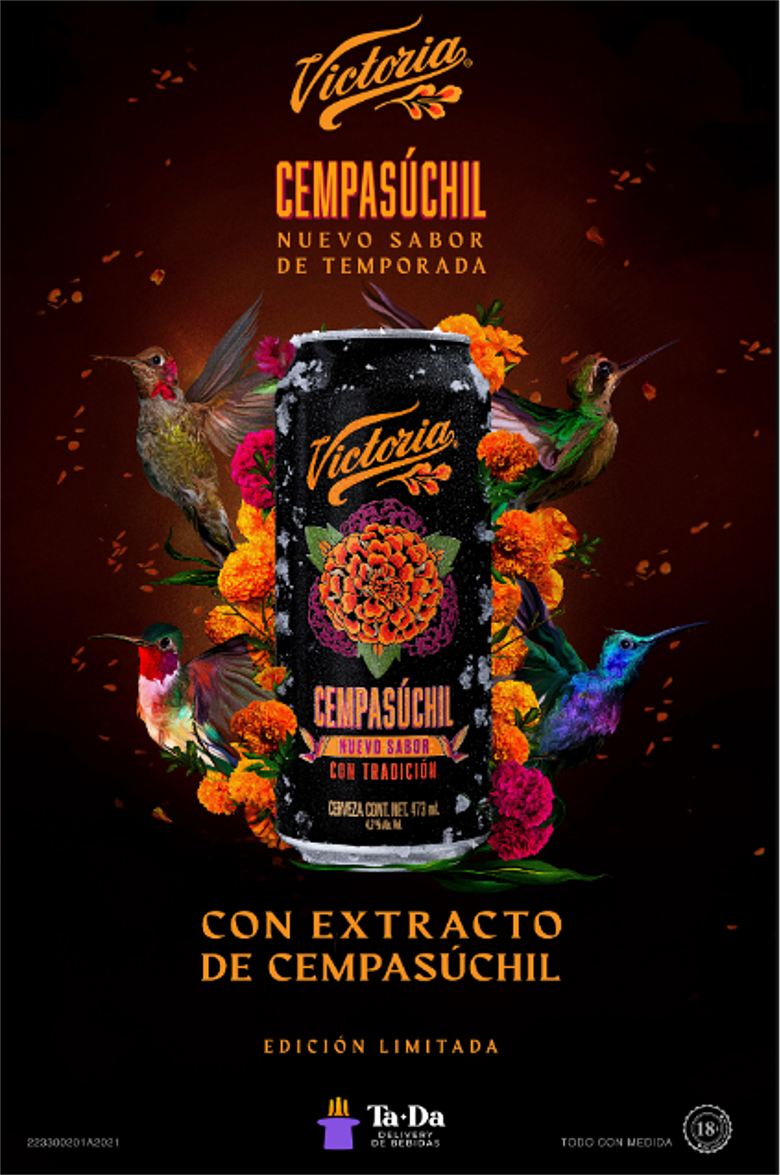 La publicidad en Día de Muertos es muy alegre y colorida sin indicios de terror