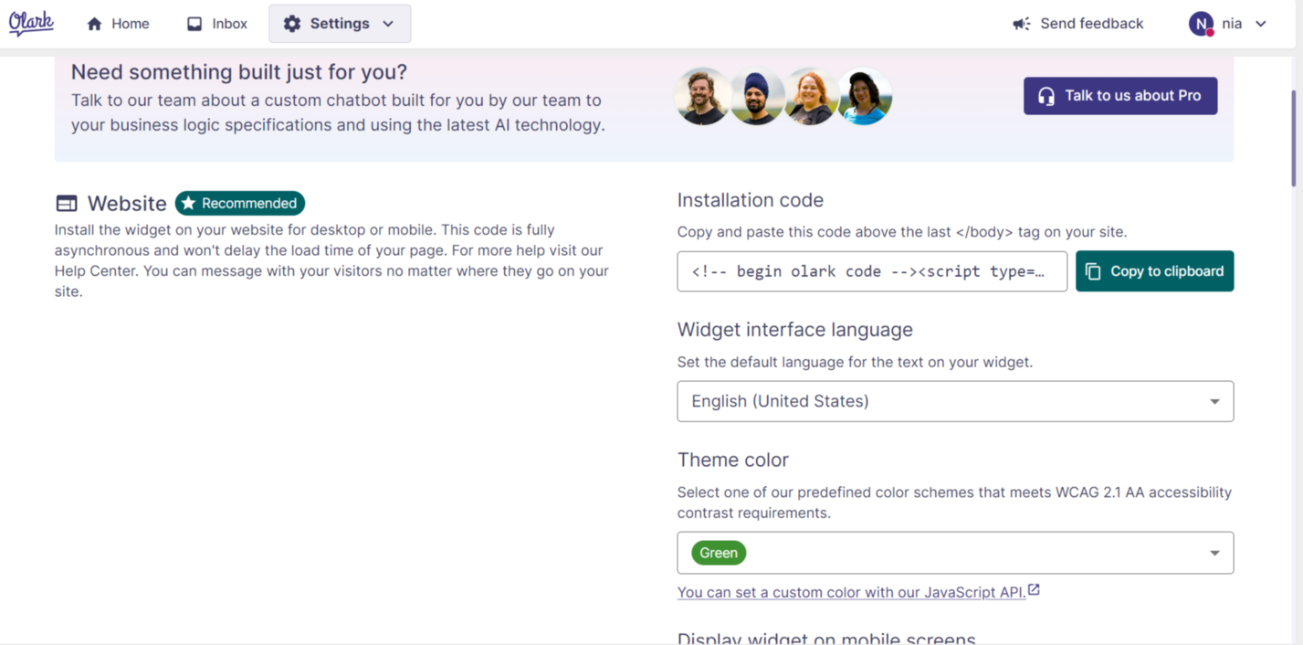 live widget customization live widget customization
