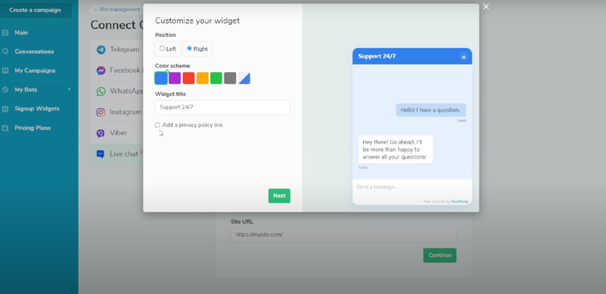 live chat widget live chat widget