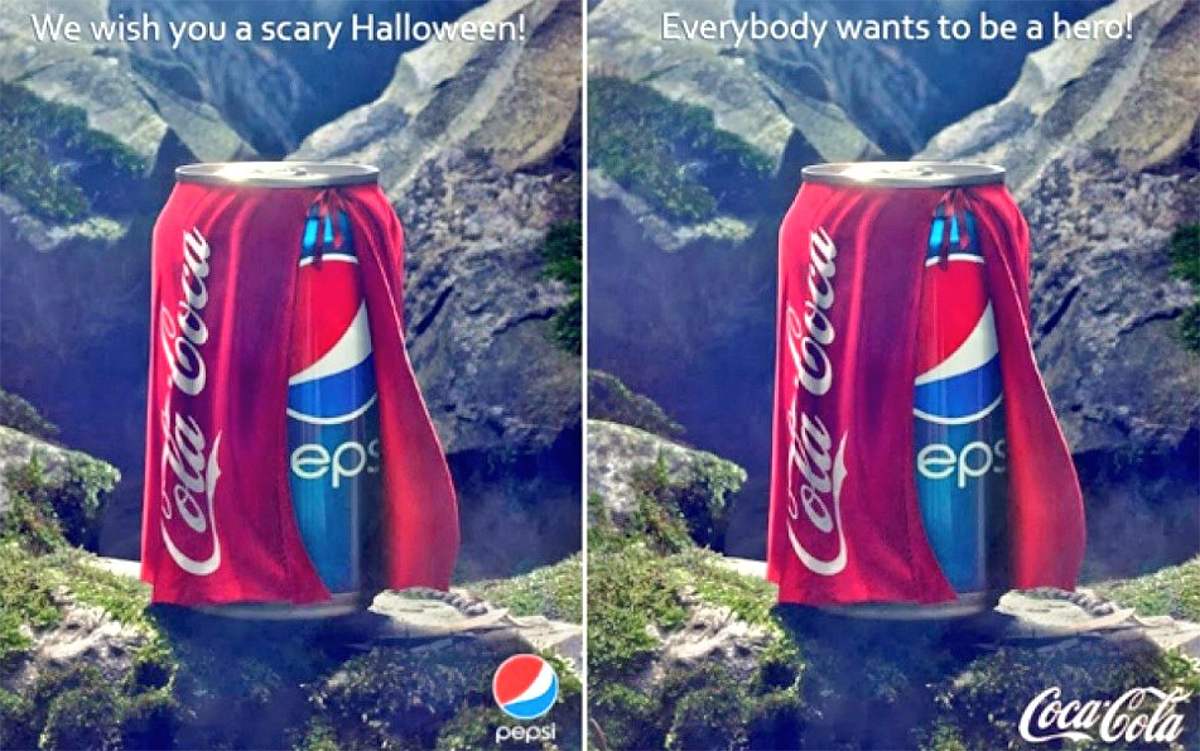 La publicidad de Halloween les permitió a Pepsi y Coca-Cola lanzar anuncios divertidos La publicidad de Halloween les permitió a Pepsi y Coca-Cola lanzar anuncios divertidos