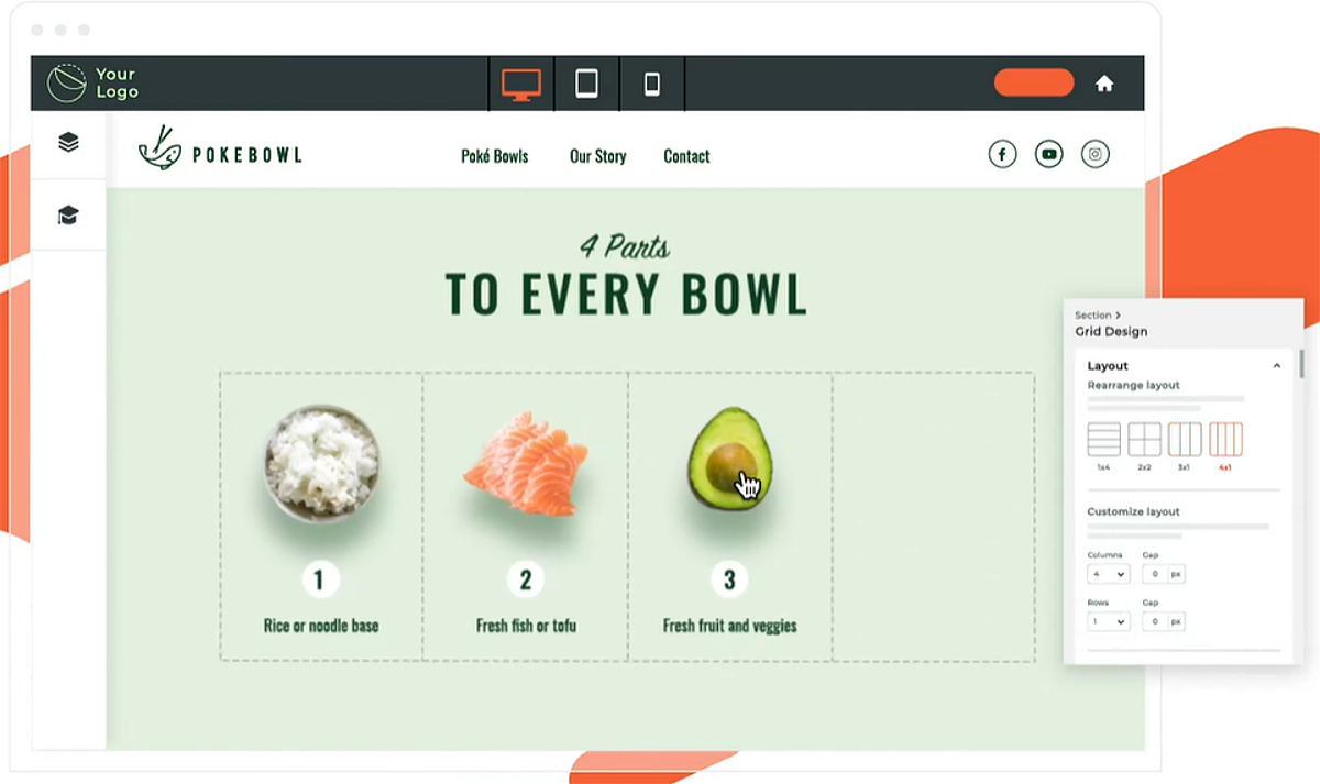 Duda ofrece grandes herramientas para crear un sitio web