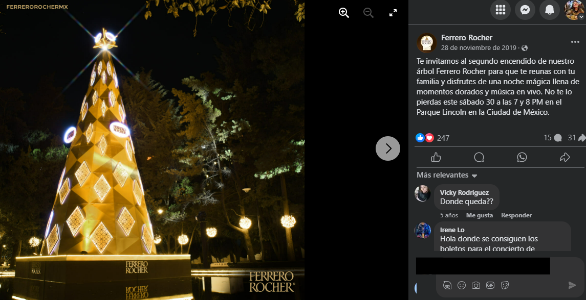 Ferrero Rocher es una de las marcas con las mejores campañas de publicidad navideña