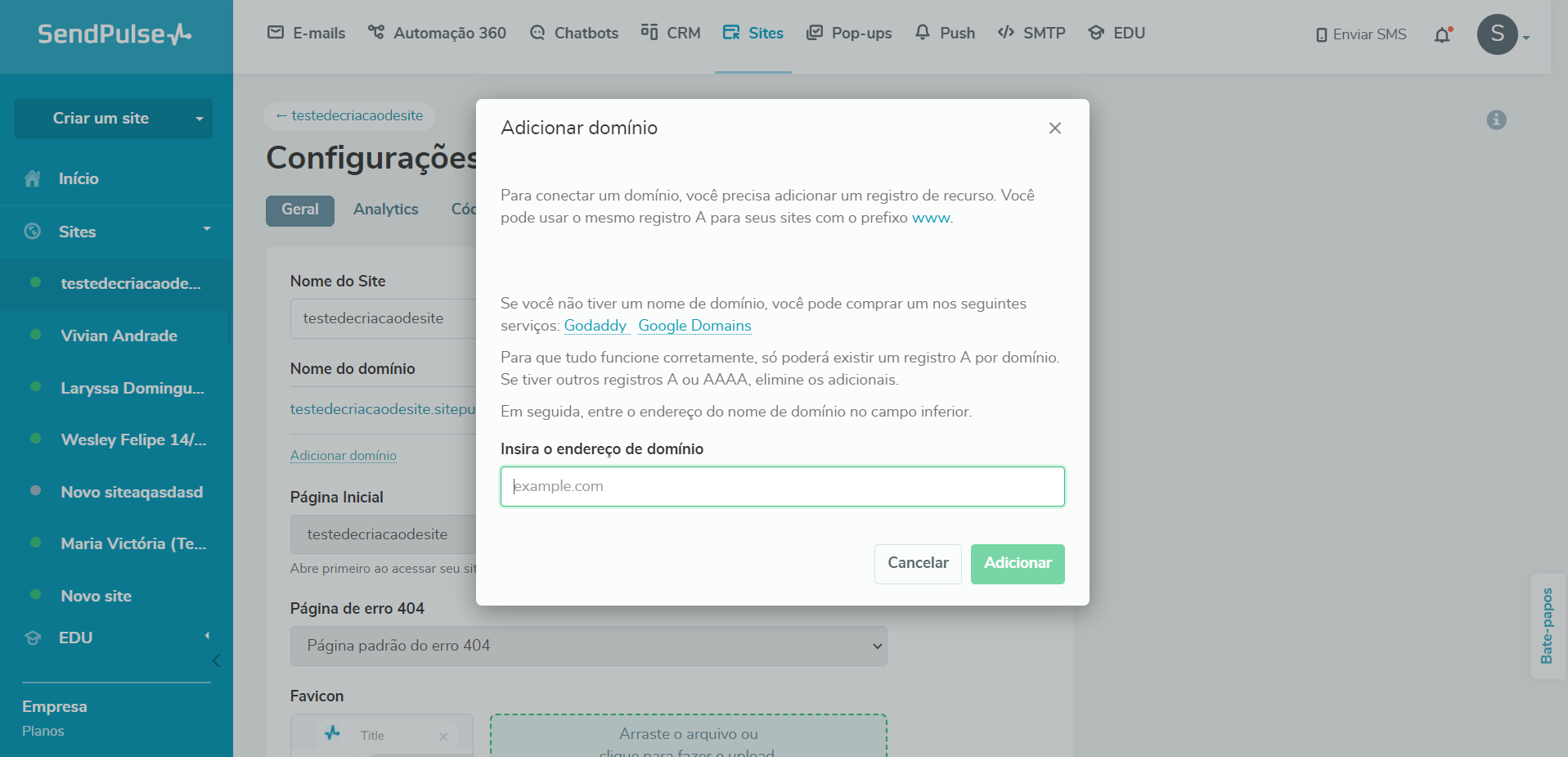 criar-site-empresarial-editar-um-dominio-sendpulse criar-site-empresarial-editar-um-dominio-sendpulse
