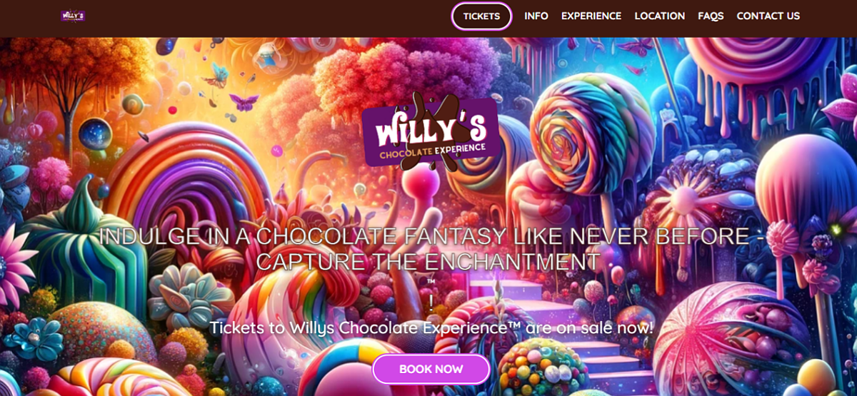Willy's Chocolate Experience generó expectativas con el apoyo de IA Willy's Chocolate Experience generó expectativas con el apoyo de IA