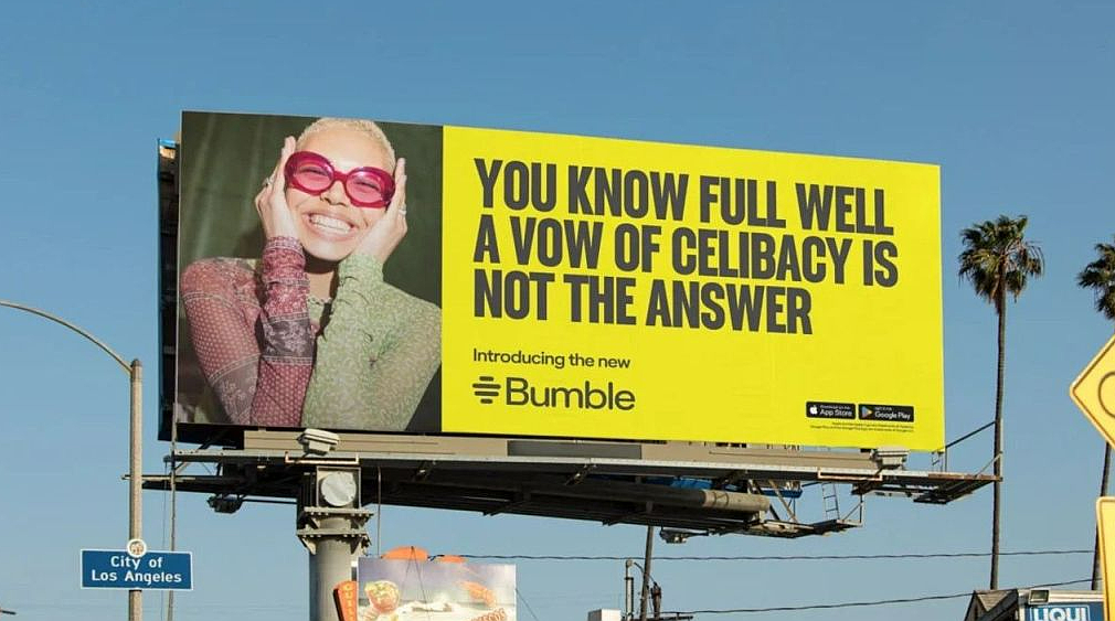 Bumble creó publicidad en 2024 que alienaba y juzgaba a su audiencia Bumble creó publicidad en 2024 que alienaba y juzgaba a su audiencia