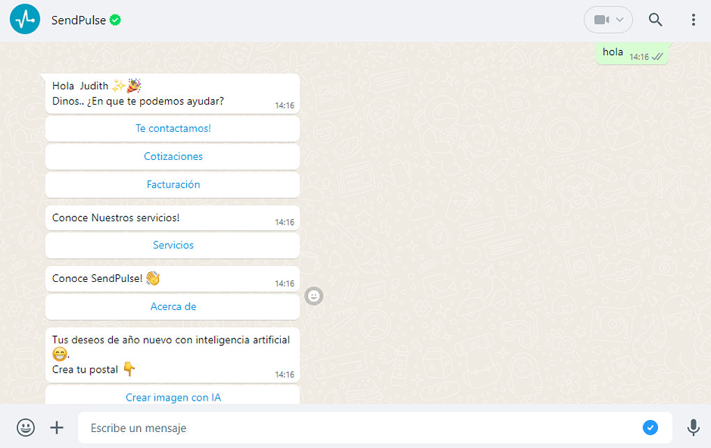 Los chatbots de una marca verificada en WhatsApp Business genera una gran confianza Los chatbots de una marca verificada en WhatsApp Business genera una gran confianza