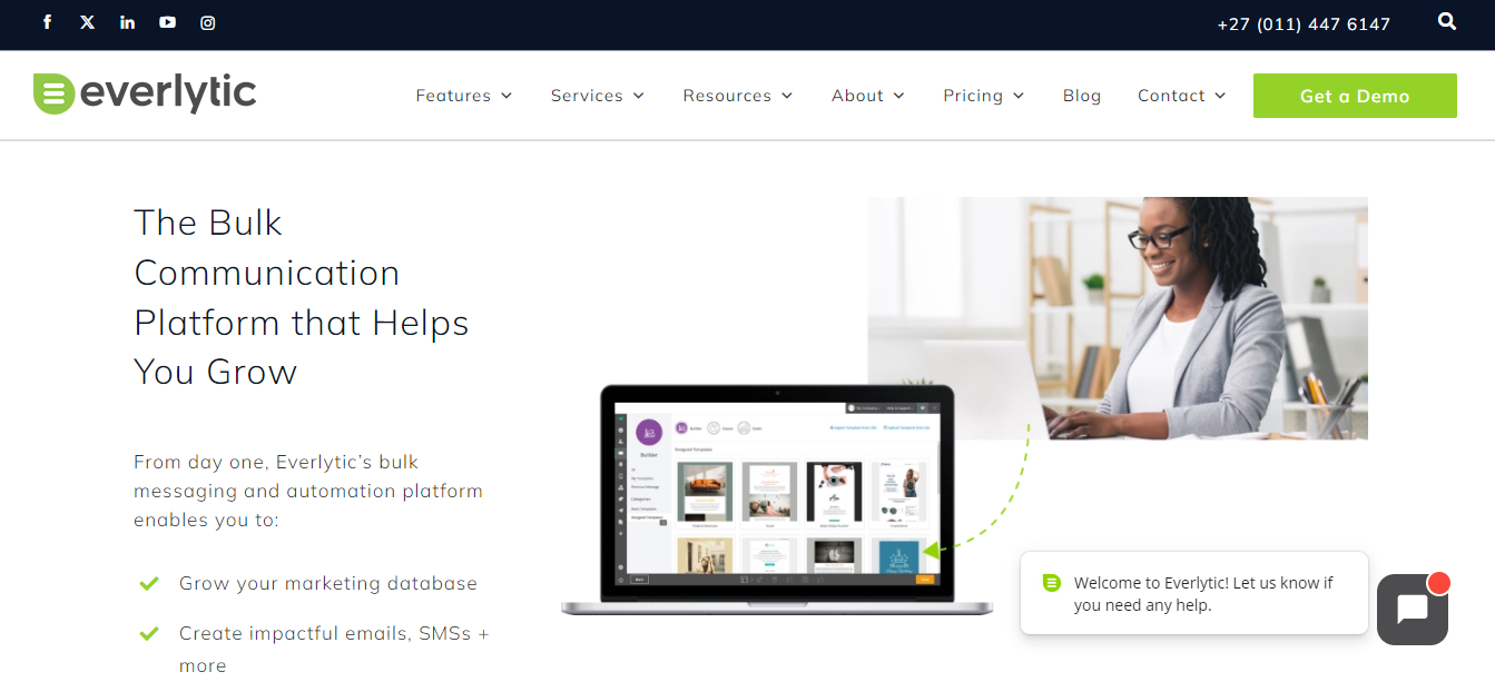Everlytic es una gran herramienta para la comunicación masiva de una primera campaña de marketing Everlytic es una gran herramienta para la comunicación masiva de una primera campaña de marketing