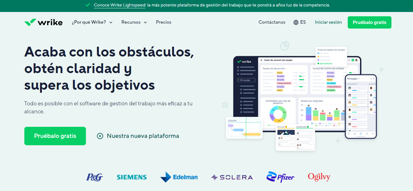 Wrike permite la administración y gestión de tu primera campaña de marketing Wrike permite la administración y gestión de tu primera campaña de marketing