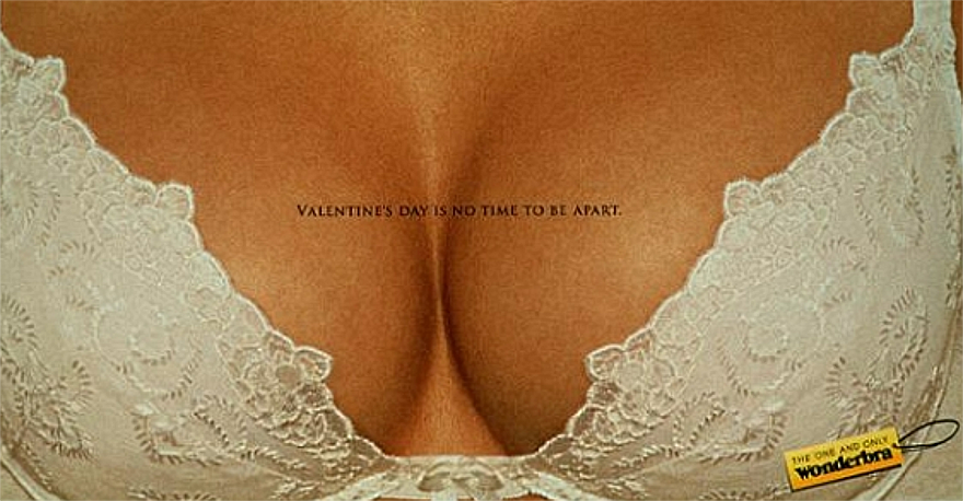 El anuncio de Wonderbra para San Valentín es irrelevante y sexista