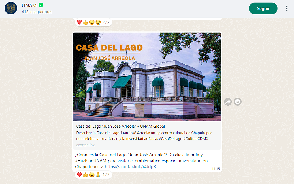 Es importante que tu canal de WhatsApp sea claro con su propósito