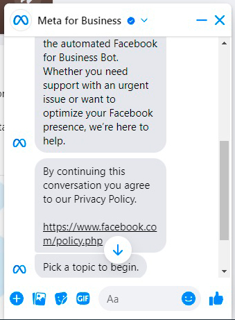 Приклад розмови з чат-ботом
