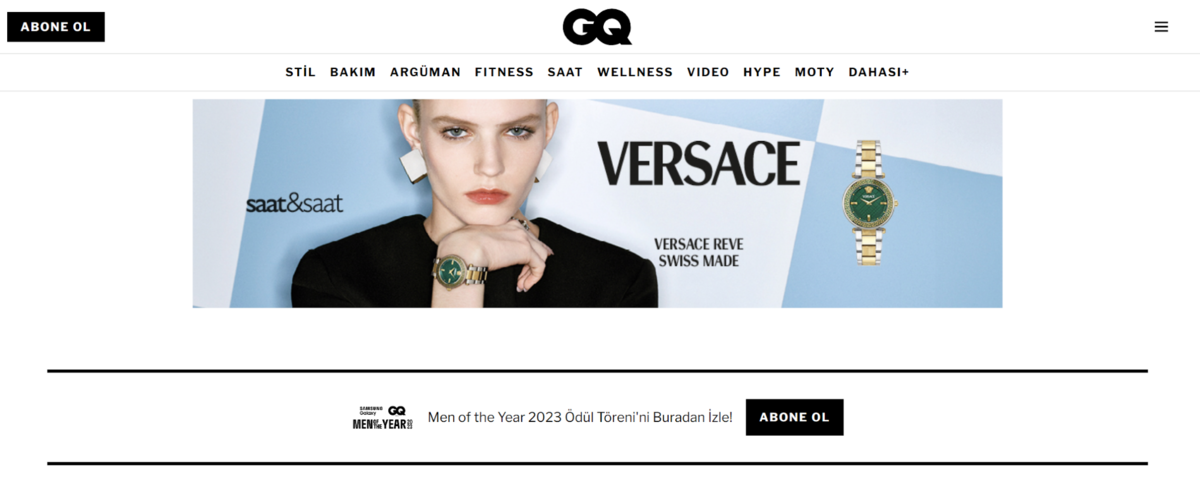 GQ'dan bir potansiyel müşteri oluşturma Landing Page en iyi uygulaması