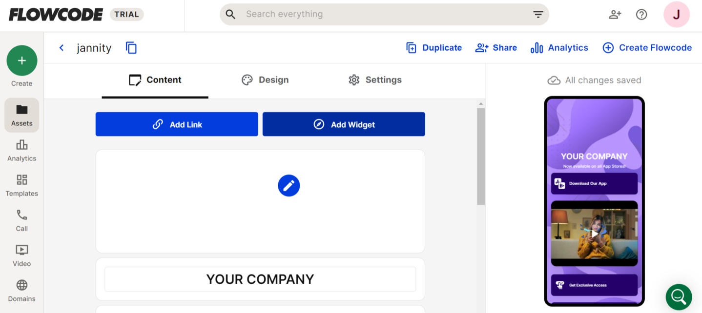 bio link page from a template bio link page from a template