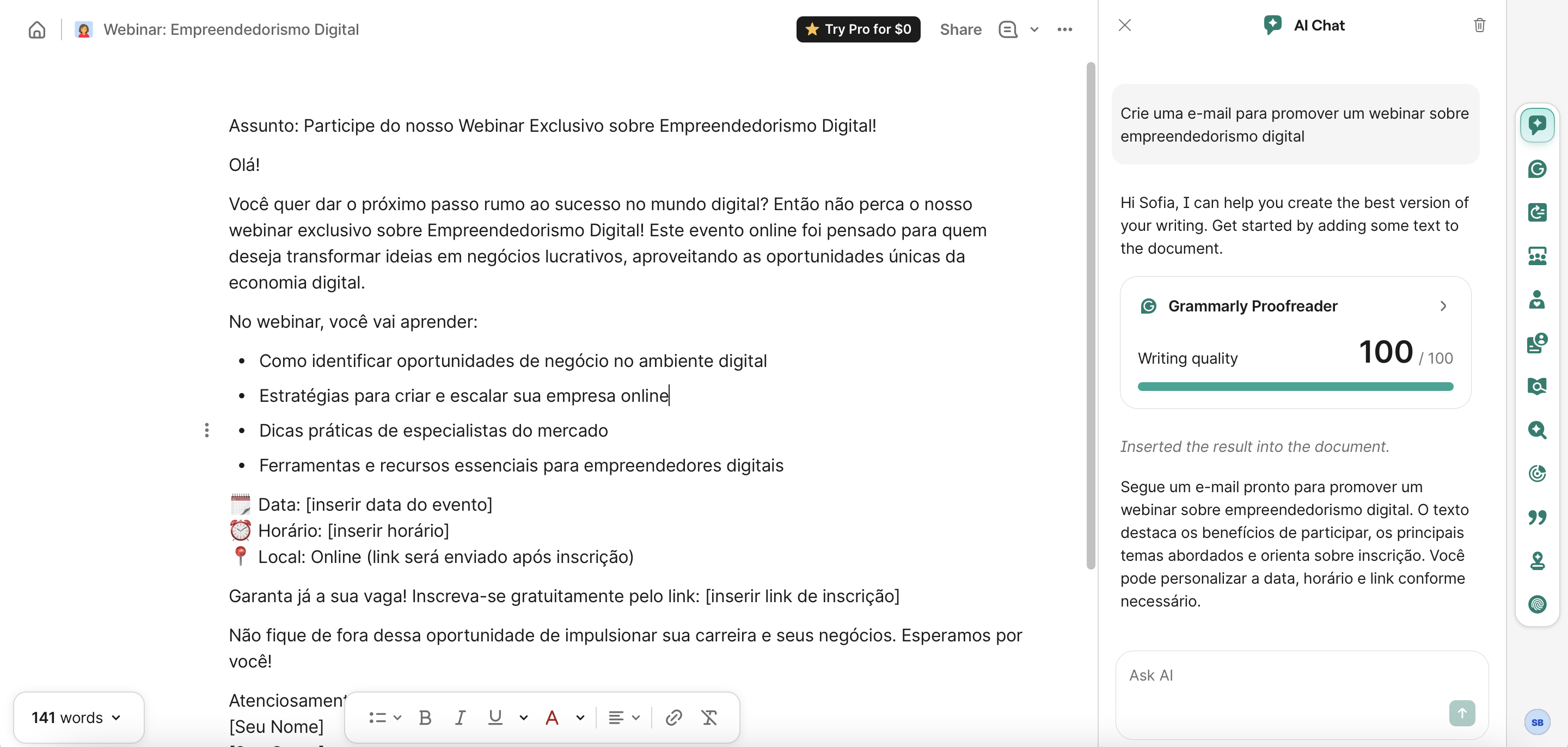 gerador-de-texto-grammarly