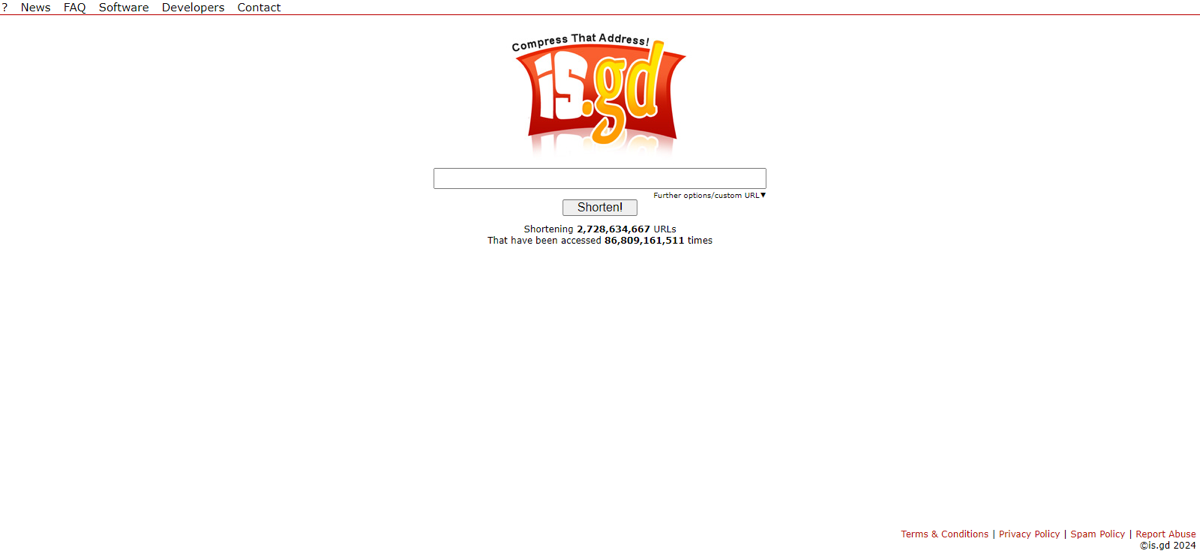 Сервіс коротких посилань Is.gd