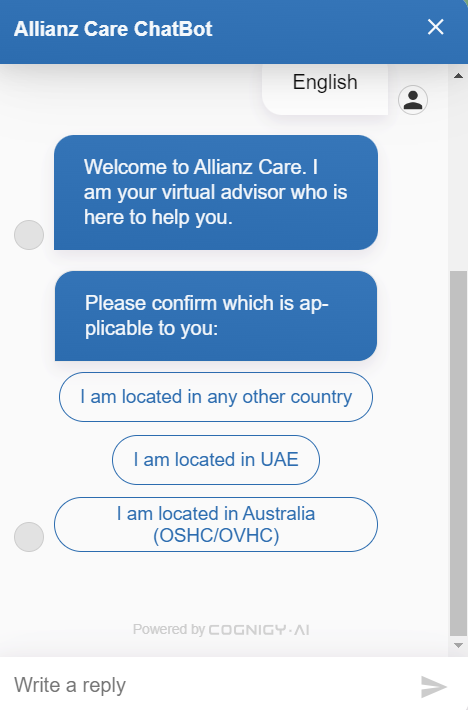 insurance chatbot example insurance chatbot example
