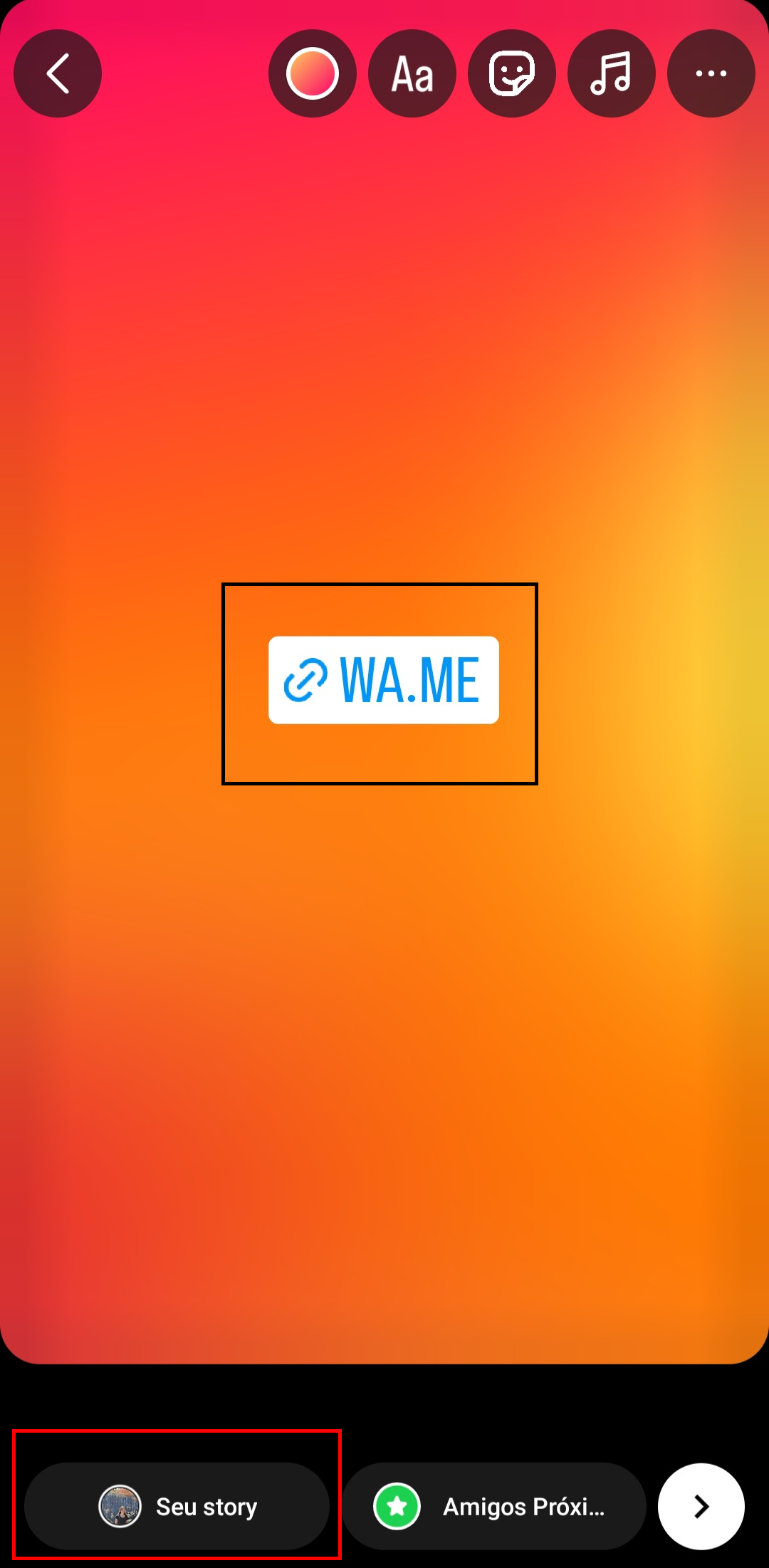 como-colocar-link-do-whatsapp-no-instagram-sexto-passo