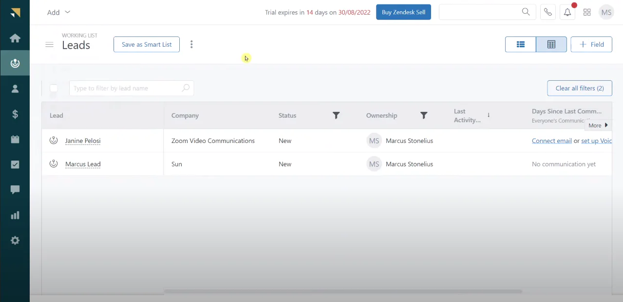 Zendesk es una de las mejores herramientas de sales funnel con CRM