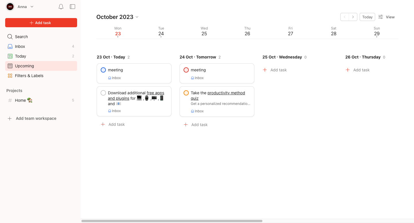 Todoist es una gran extensión gratuita para la administración de tareas