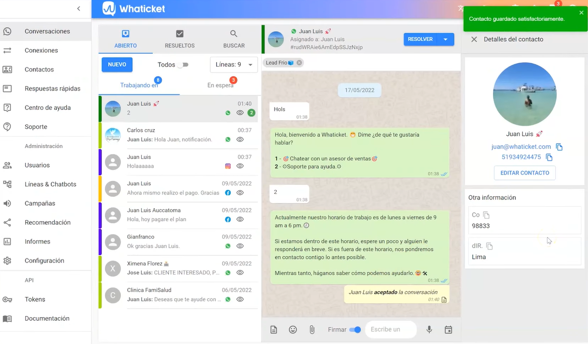Con Whaticket puedes enviar tus promociones especiales por WhatsApp Con Whaticket puedes enviar tus promociones especiales por WhatsApp