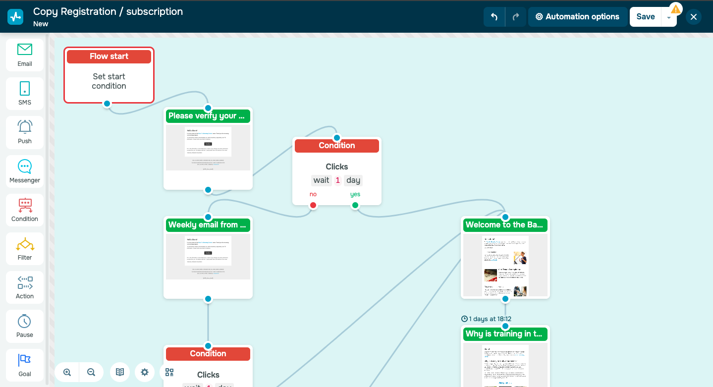 automated flow automated flow