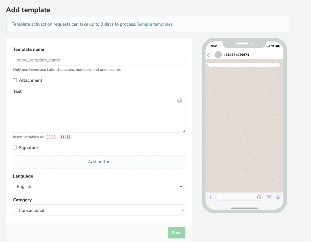 contenuto di modello