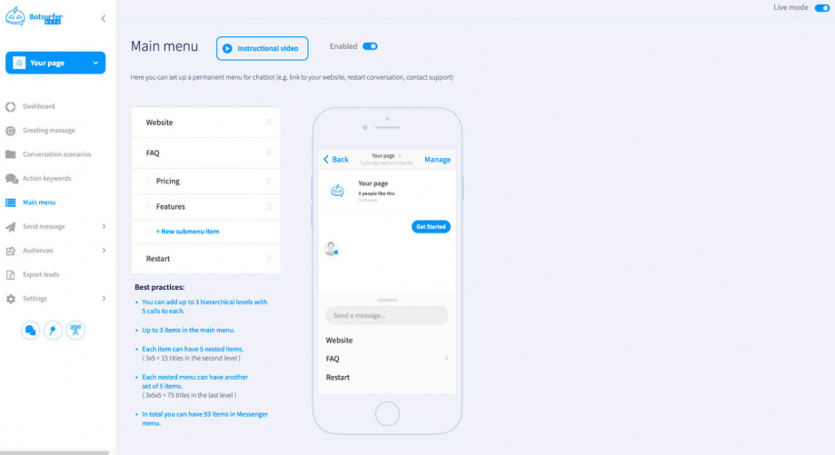 Creando un chatbot Creando un chatbot