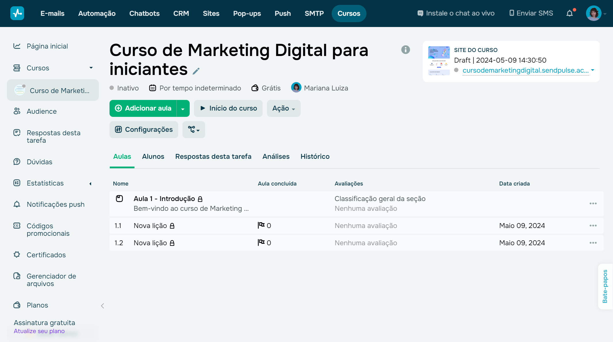 como-ganhar-dinheiro-na-internet-criador-de-curso-da-sendpulse