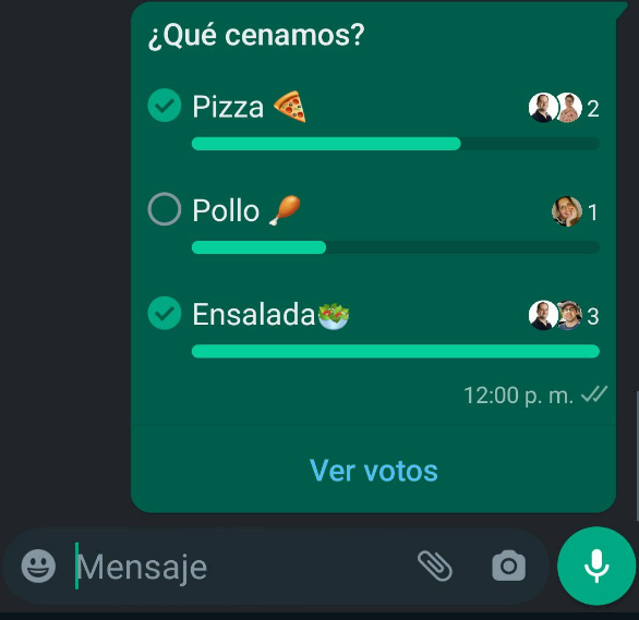 Las encuestas en WhatsApp se han convertido en una gran herramienta de interacción con los clientes Las encuestas en WhatsApp se han convertido en una gran herramienta de interacción con los clientes