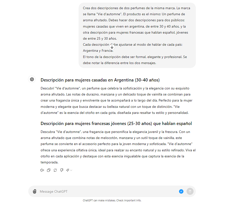 Otra función importante de la IA es la adaptación del mensaje a distintas voces Otra función importante de la IA es la adaptación del mensaje a distintas voces