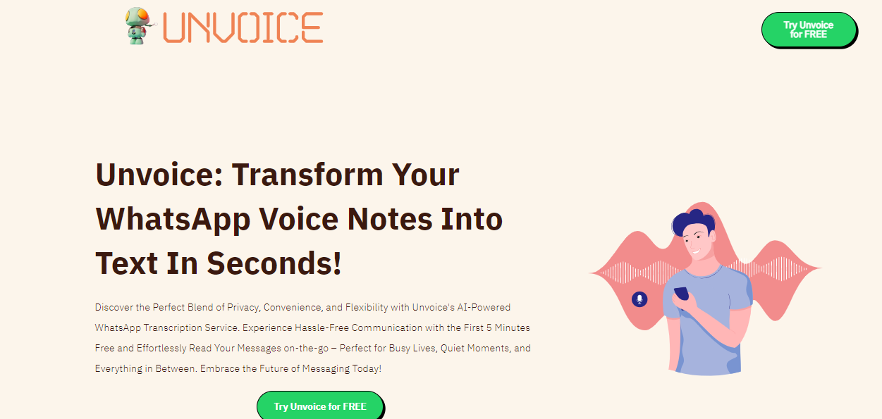 Unvoice es una gran herramienta para trabajar con WhatsApp Unvoice es una gran herramienta para trabajar con WhatsApp